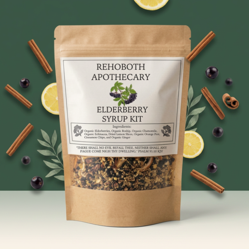 Organic Elderberry Syrup Kit